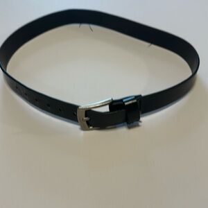 Boys Black leather belt